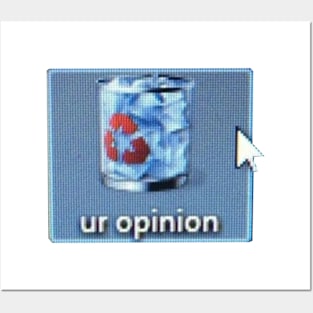 your opinion is trash - tumblr aesthetic image Posters and Art